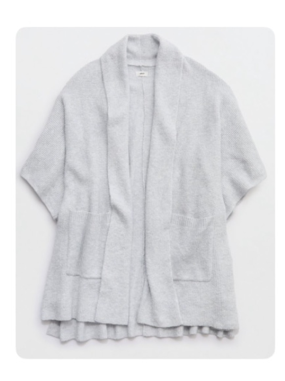 Aerie Waffle Shawl Cape
